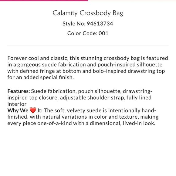 Free People Calamity Suede Fringe Crossbody Bag in Black - Picture 5 of 7